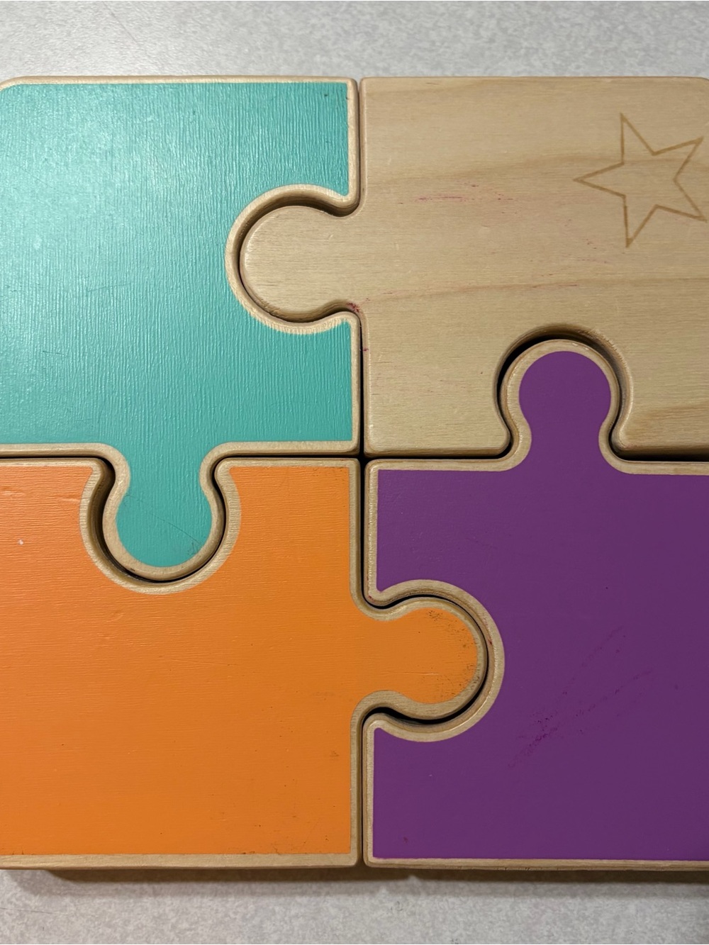 Lovevery 4pc Wooden Puzzle